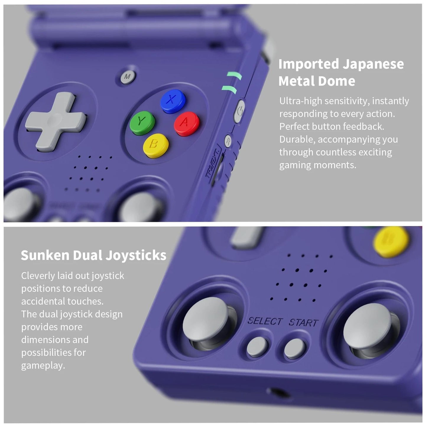Flip Handheld Game Console With 34 Inch Screen And Built In Games 4