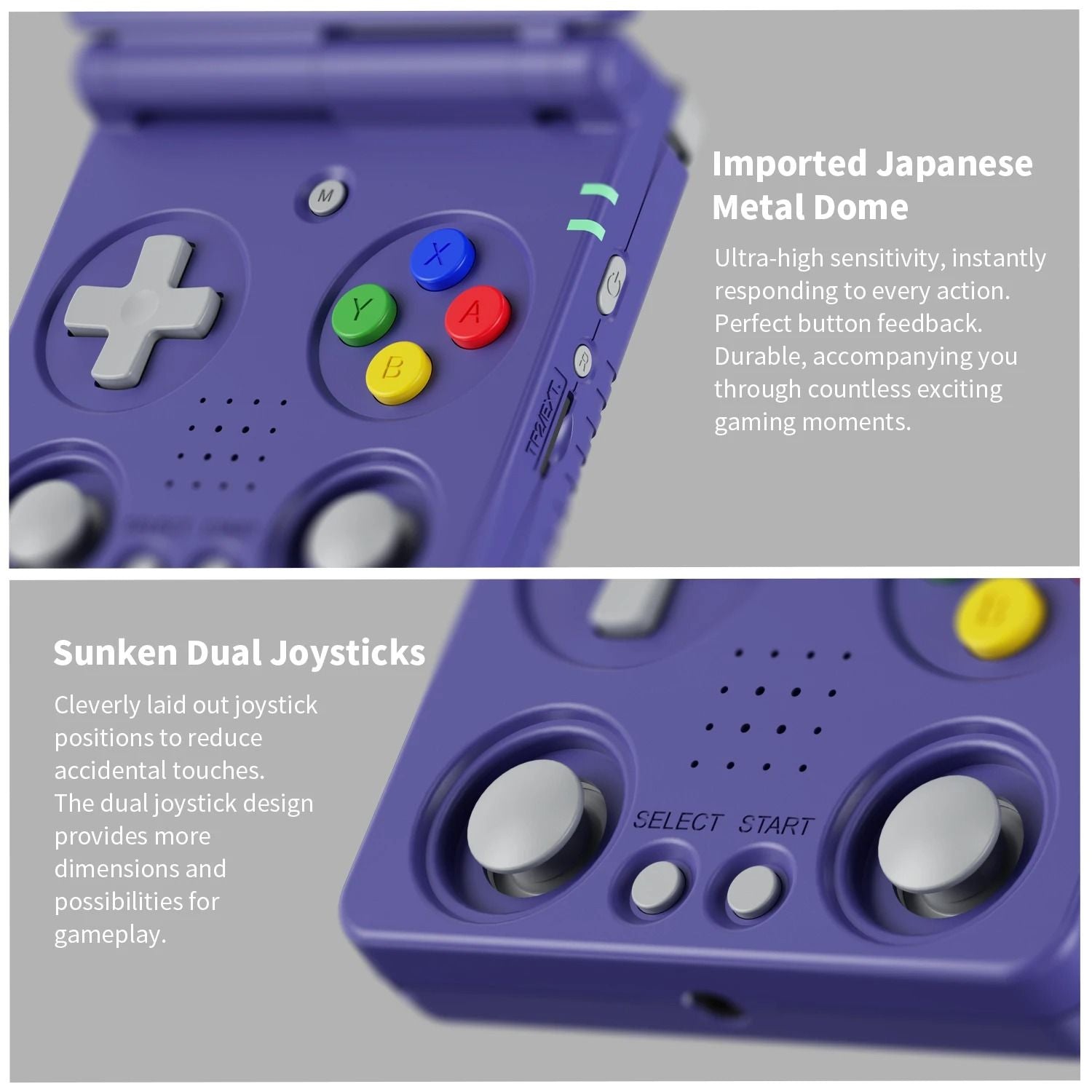 Flip Handheld Game Console With 34 Inch Screen And Built In Games 4