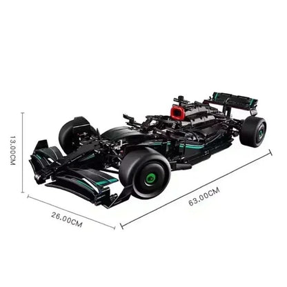 1 8 Scale F1 Race Car Building Blocks Set With 1642 Pieces 2