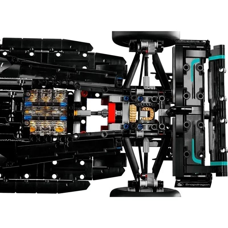 1 8 Scale F1 Race Car Building Blocks Set With 1642 Pieces 3