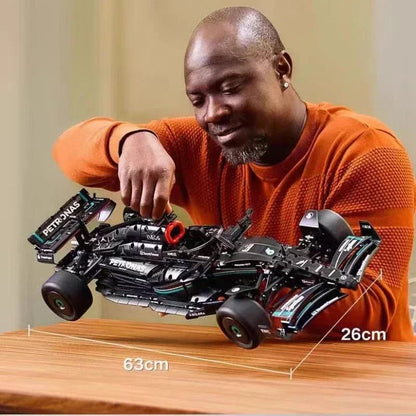 1 8 Scale F1 Race Car Building Blocks Set With 1642 Pieces 5