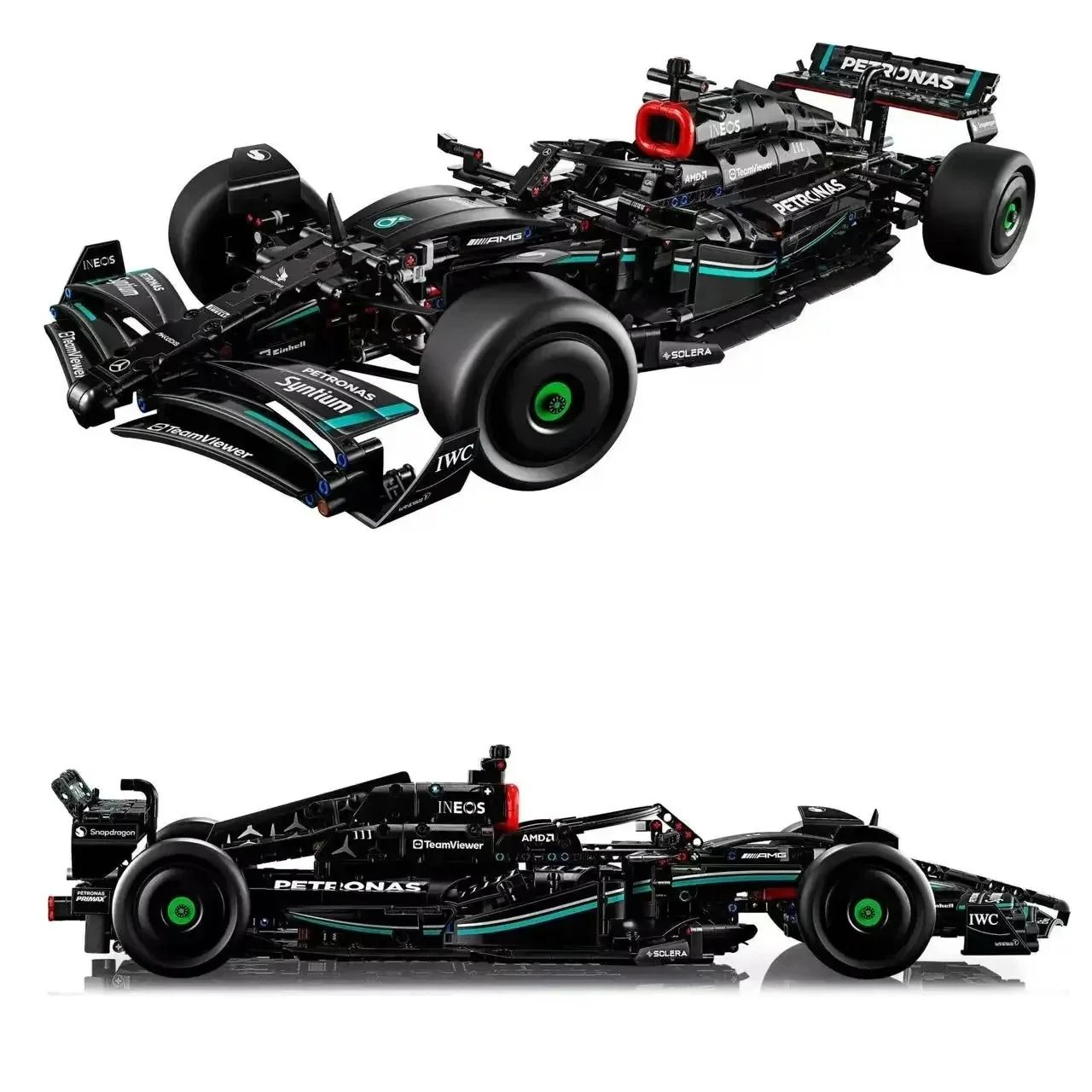 1 8 Scale F1 Race Car Building Blocks Set With 1642 Pieces 6
