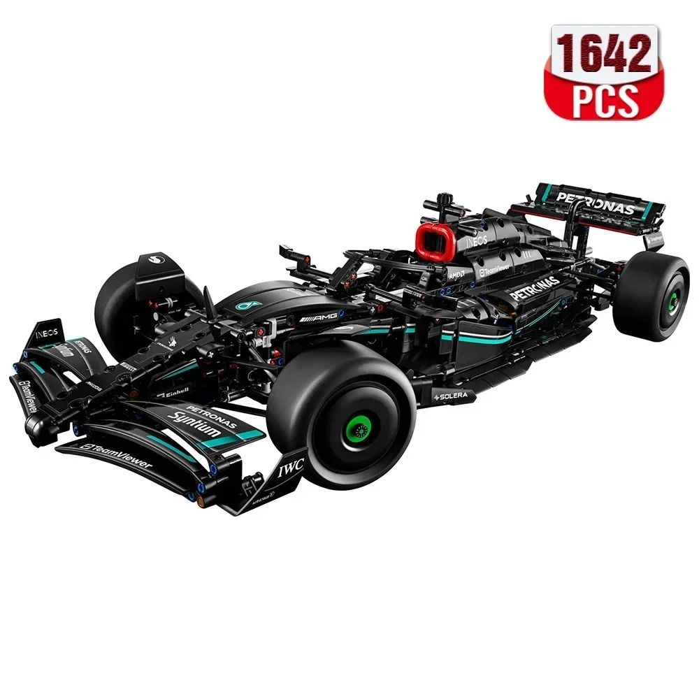 1 8 Scale F1 Race Car Building Blocks Set With 1642 Pieces 8