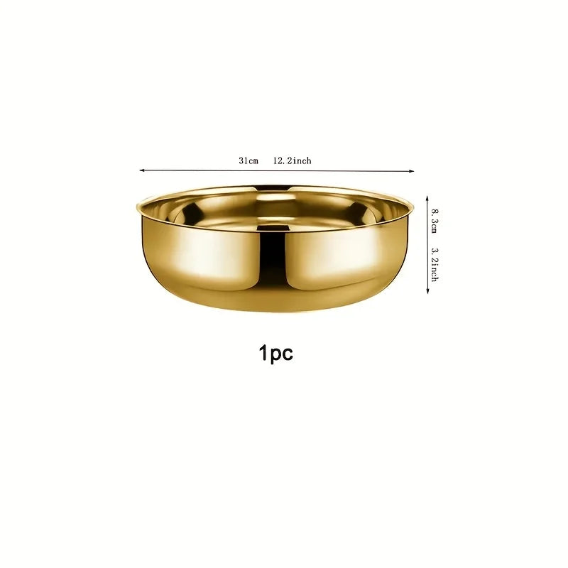 Large Stainless Steel Mixing Bowl Heavy Duty For Kneading Dough Washing Vegetables And Preparing Sa 4