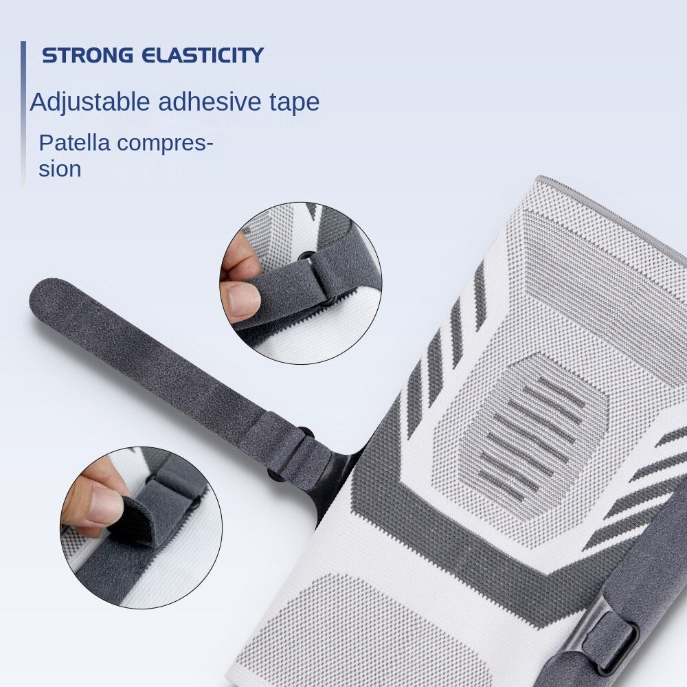 Patella Tendon Strap Kneepad, Knee Compression Sleeve for Knee Pain, Knee Support Brace with Side Stabilizers