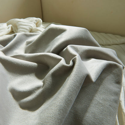 Soft Velvet Gray Cushion Cover SkinFriendly Pillowcase For Modern Sofa Living Room Decoration Throw 4