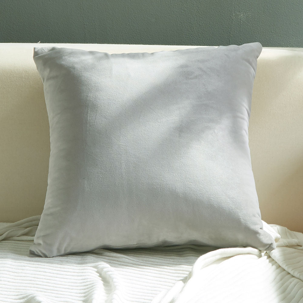 Soft Velvet Gray Cushion Cover SkinFriendly Pillowcase For Modern Sofa Living Room Decoration Throw 9