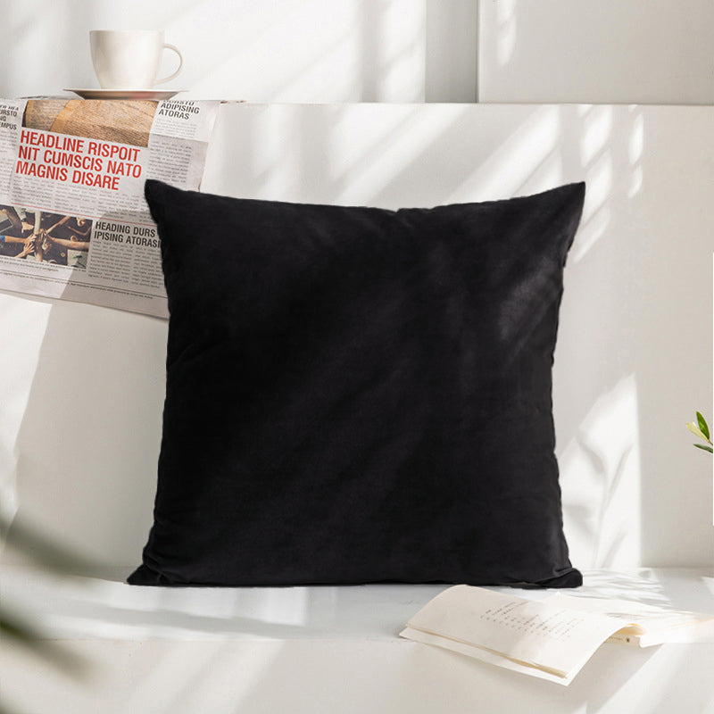 Soft Velvet Gray Cushion Cover SkinFriendly Pillowcase For Modern Sofa Living Room Decoration Throw 7