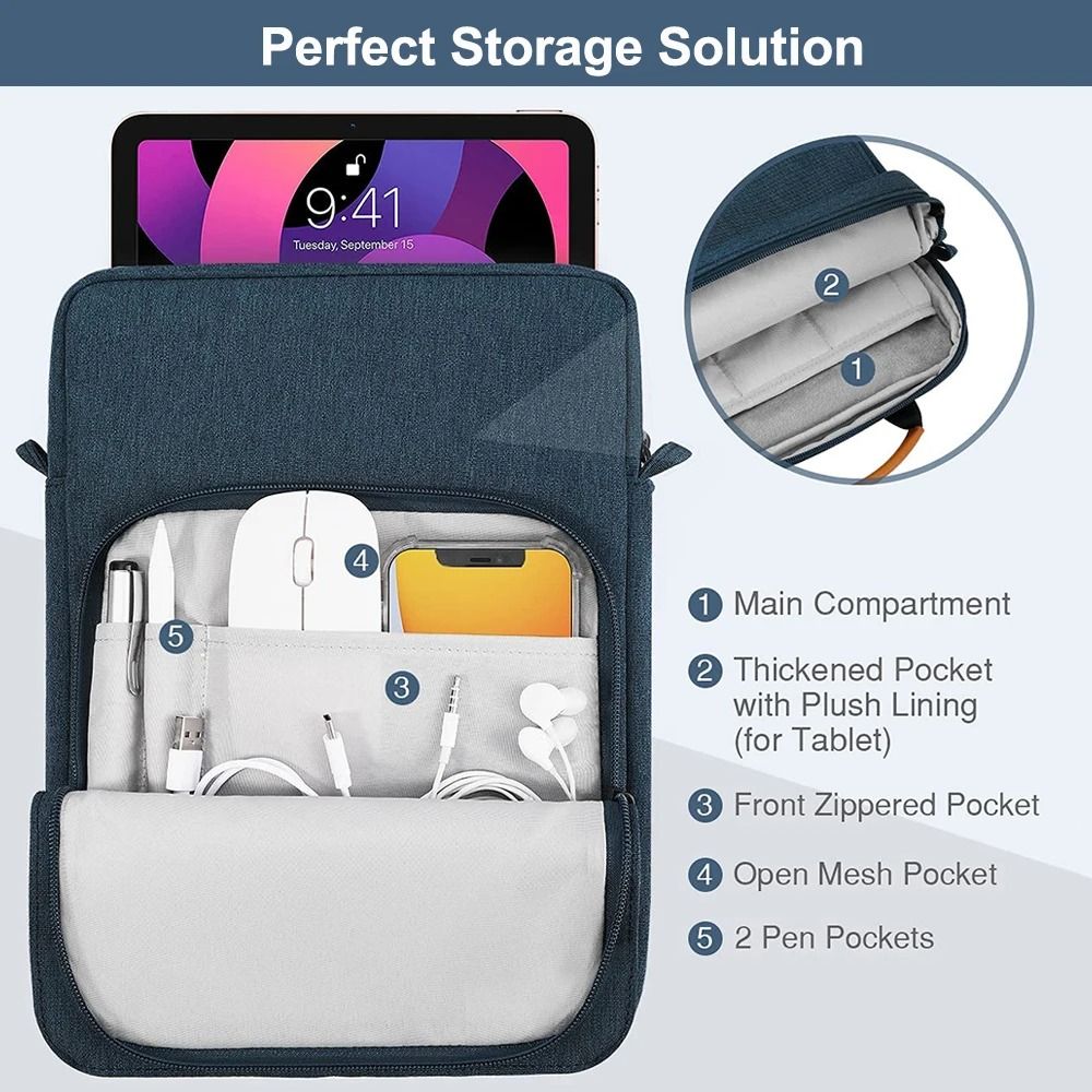 Tablet Sleeve Bag Case For Samsung Galaxy IPad Xiaomi And More 3