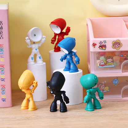 Mini Cute Cartoon Pet Table Lamp Folding Dimmable LED Night Light With Adjustable Angle  AAA Batter 4