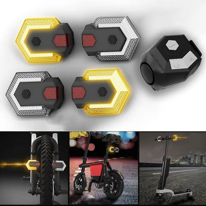 Wireless Bike Taillight With Remote Turn Signals And Horn 1