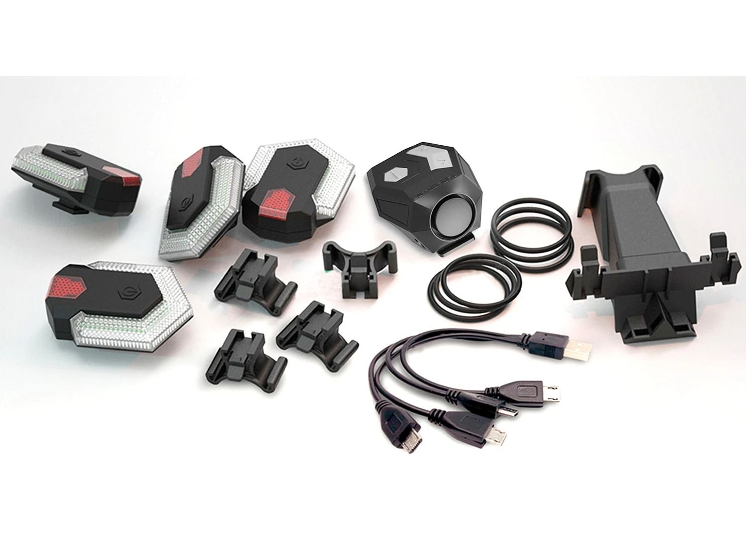 Wireless Bike Taillight With Remote Turn Signals And Horn 7