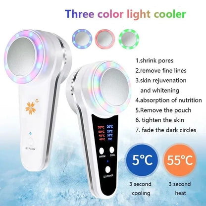 Cryotherapy Hot And Cold Face Care Device With Blue Photon Light Therapy For Skin Lifting And Rejuv 2