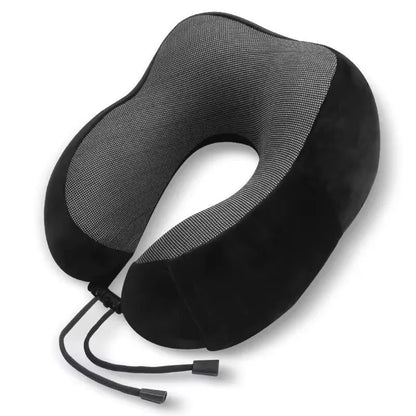U Shaped Travel Pillow With Memory Cotton And Magnetic Fabric 4