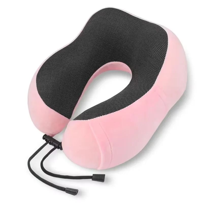 U Shaped Travel Pillow With Memory Cotton And Magnetic Fabric 9