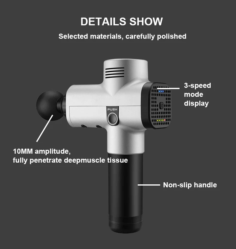 Deep Phoenix A2 Body Massager for Muscle & Back Pain Relief, Exercising, Relaxing, Slimming Shaping Massage Gun
