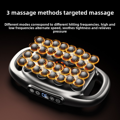 Professional Deep Tissue Massage Gun, 32 Heads, High Quality, Wireless, Frequency Vibration,Red Light Masajeador