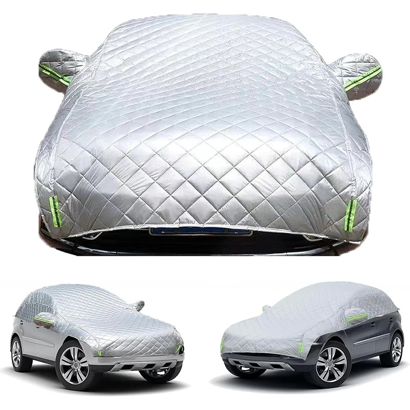 Universal Car Cover, All Weather Protection Against Hail, Rain, Sun UV, Dust, for Outdoor Use