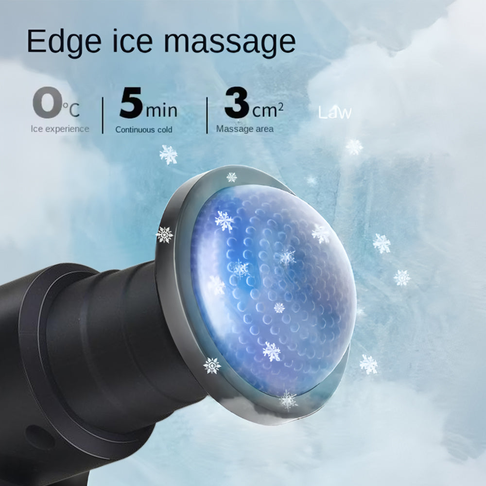 Deep Handheld Percussion Massager For Body, Mini Muscle Massage Gun, Back Neck Leg Cold And Hot Compress Fascia Gun
