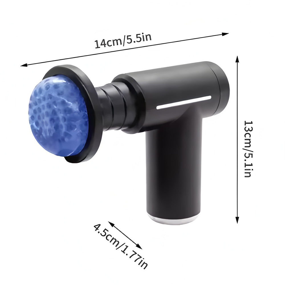 Deep Handheld Percussion Massager For Body, Mini Muscle Massage Gun, Back Neck Leg Cold And Hot Compress Fascia Gun
