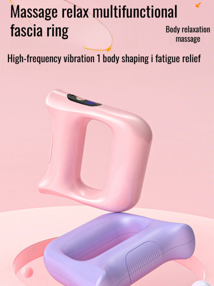 Rechargeable Yoga Ring Fitness Sports Massager Fast Fat Burning Mini Vibrating Model No Assembly 1