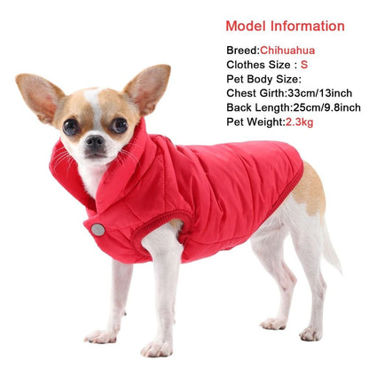 Waterproof Dog Coat Winter Fleece Jacket For Small Pets 1