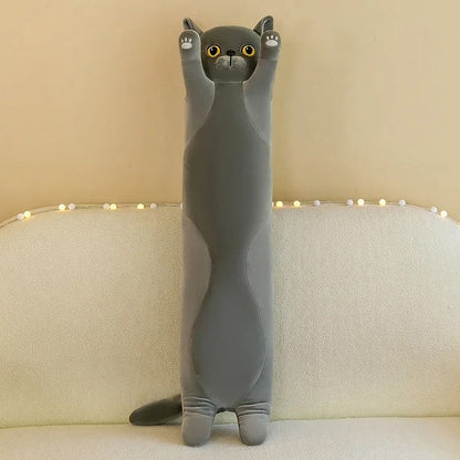 Long Cat Plush Pillow Soft Sleeping Plushie Doll 11