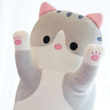 Long Cat Plush Pillow Soft Sleeping Plushie Doll 6