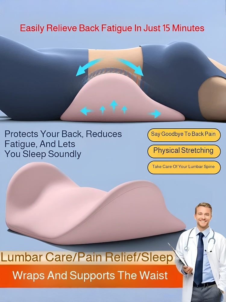 Lumbar Support Bed Cushion, Ergonomic Lumbar Pillow, Sleeping Lumbar Pillow Cushion, Lumbar Protrusion Sleep Special