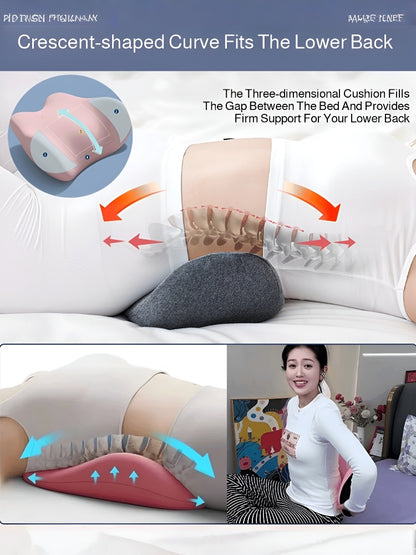 Lumbar Support Bed Cushion, Ergonomic Lumbar Pillow, Sleeping Lumbar Pillow Cushion, Lumbar Protrusion Sleep Special