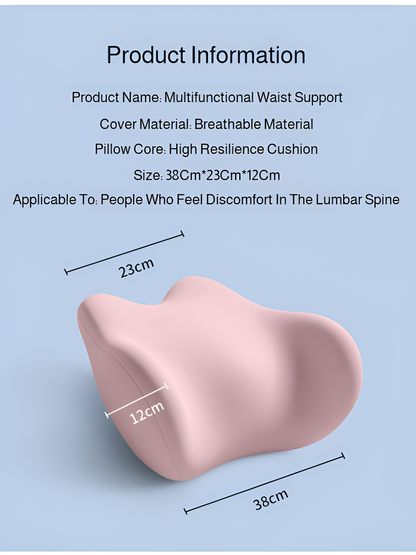 Lumbar Support Bed Cushion, Ergonomic Lumbar Pillow, Sleeping Lumbar Pillow Cushion, Lumbar Protrusion Sleep Special