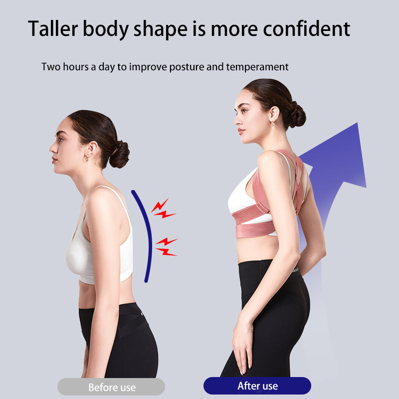 Invisible Posture Correction With Straps, Hunchback Corrector for Adults, Bent Waist, Chest and Neck Forward Tilt