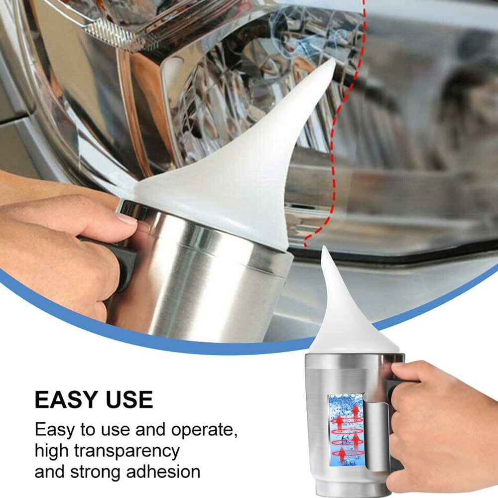 Automotive Headlight Care Tool, Headlamp Polish Tool Kit Electrical Heating Cup Tool Set, Car Headlight Repair Heating