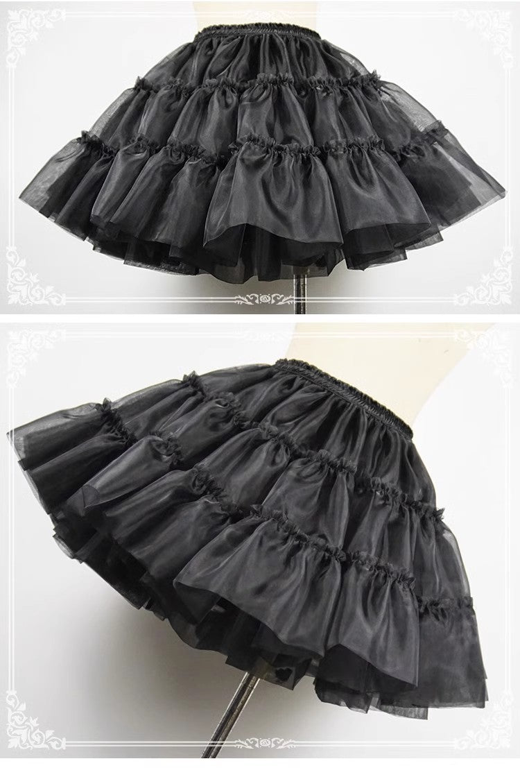 BABYONLINE Petticoat For Dresses Adult Crinoline Underskirt Tulle Bridal Slip Rockabilly Skirt Tutu 2