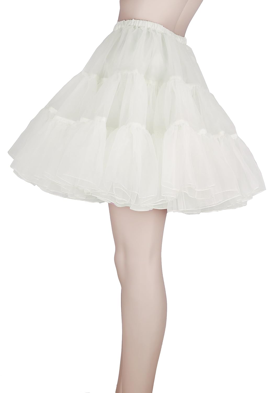 BABYONLINE Petticoat For Dresses Adult Crinoline Underskirt Tulle Bridal Slip Rockabilly Skirt Tutu 6