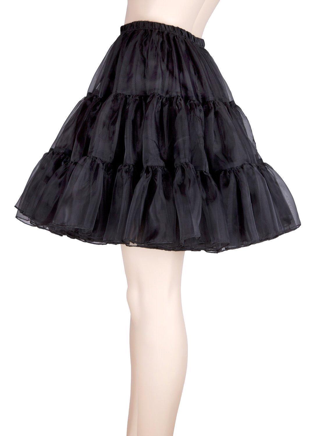 BABYONLINE Petticoat For Dresses Adult Crinoline Underskirt Tulle Bridal Slip Rockabilly Skirt Tutu 7