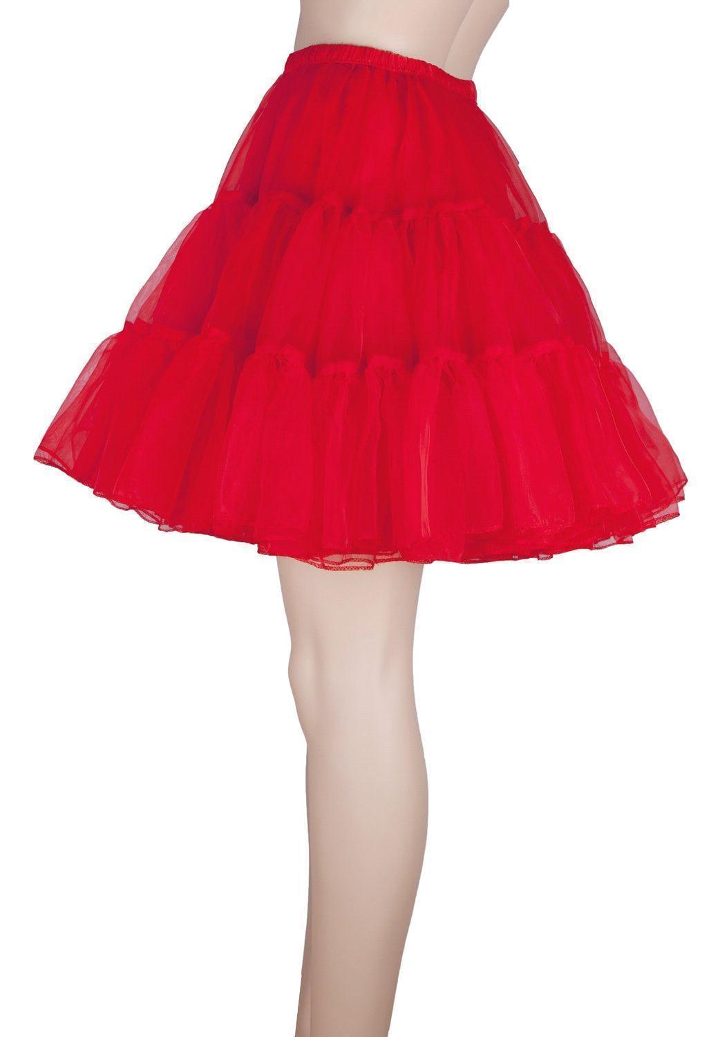 BABYONLINE Petticoat For Dresses Adult Crinoline Underskirt Tulle Bridal Slip Rockabilly Skirt Tutu 8
