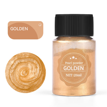 Mica Powder Mirror Natural Mica Pearl Powder Dye for Epoxy Resin, Candle, Soap, Slime, DIY Jewelry & Crafts Pigment