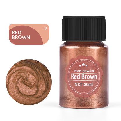 Mica Powder Mirror Natural Mica Pearl Powder Dye for Epoxy Resin, Candle, Soap, Slime, DIY Jewelry & Crafts Pigment