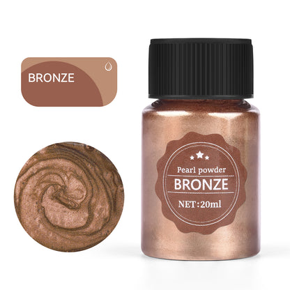 Mica Powder Mirror Natural Mica Pearl Powder Dye for Epoxy Resin, Candle, Soap, Slime, DIY Jewelry & Crafts Pigment