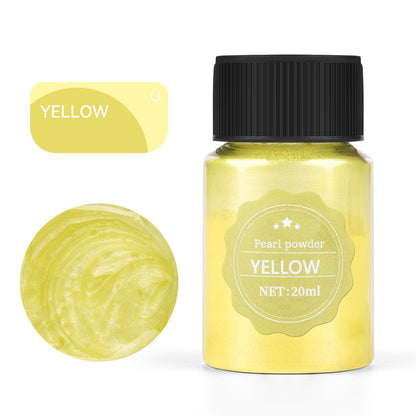 Mica Powder Mirror Natural Mica Pearl Powder Dye for Epoxy Resin, Candle, Soap, Slime, DIY Jewelry & Crafts Pigment
