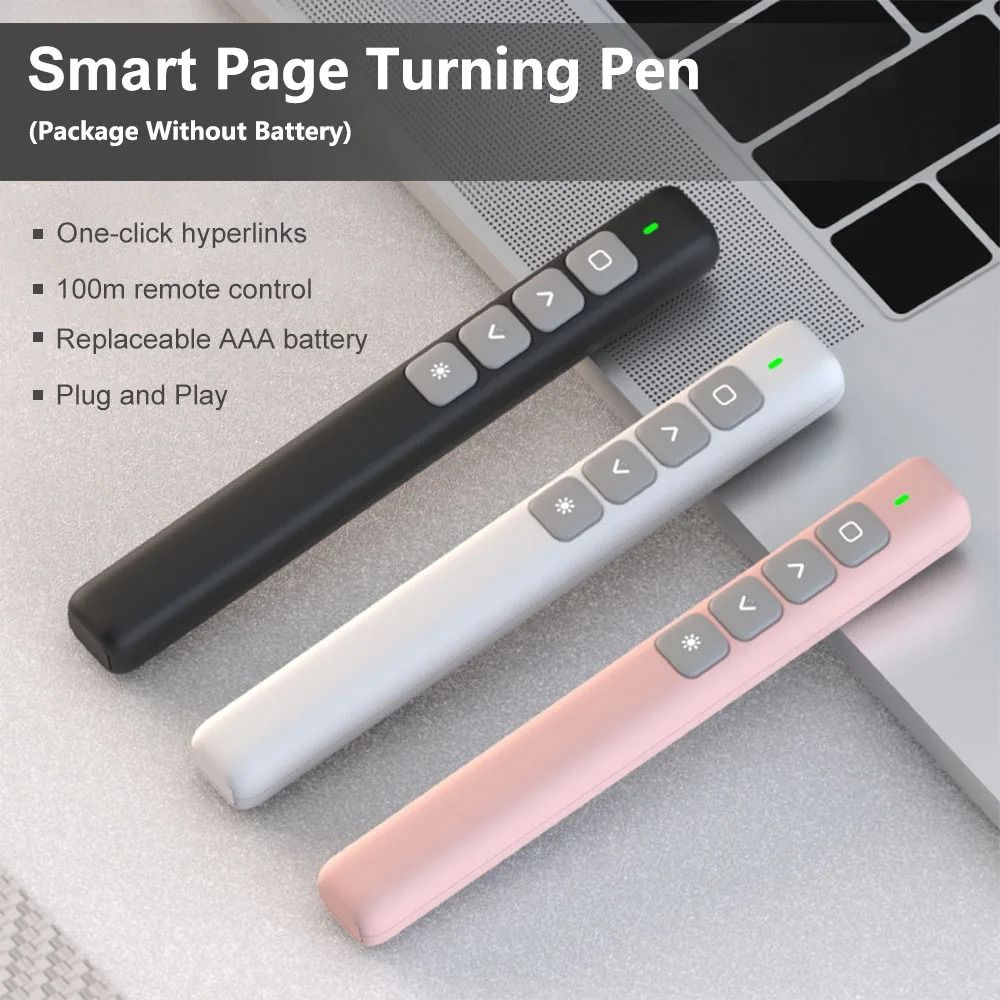 Wireless Remote Control Pen for Presentations and Whiteboards
