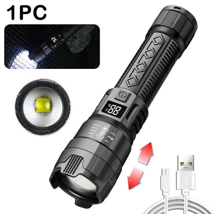 High Power Rechargeable LED Flashlight With Builtin Battery 8