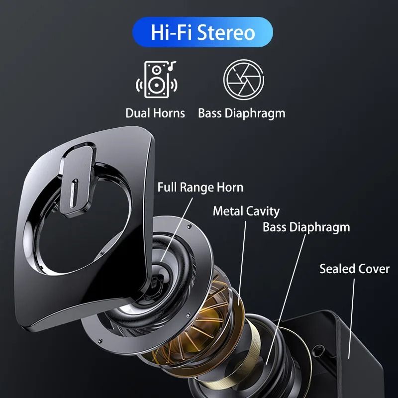 USB Wired Computer Speakers With HiFi Stereo Sound LED Light And Microphone 3