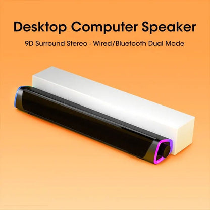 4D Computer Speaker Bar With Stereo Sound Bluetooth 50 And Subwoofer 2