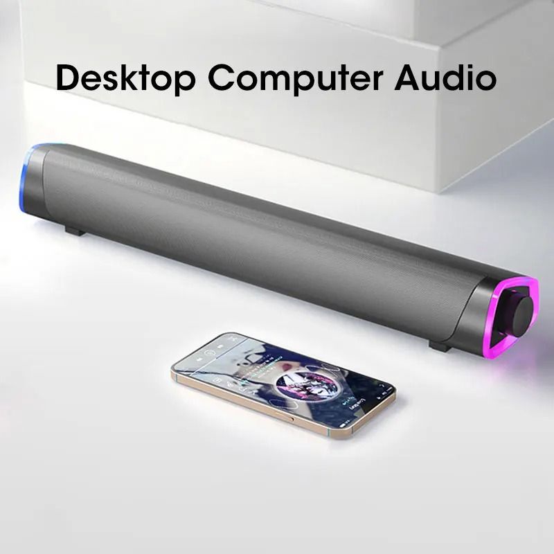4D Computer Speaker Bar With Stereo Sound Bluetooth 50 And Subwoofer 3
