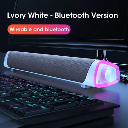 4D Computer Speaker Bar With Stereo Sound Bluetooth 50 And Subwoofer 6