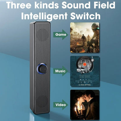 4D Surround Soundbar With Stereo Bass And Wired Or Bluetooth Options 6