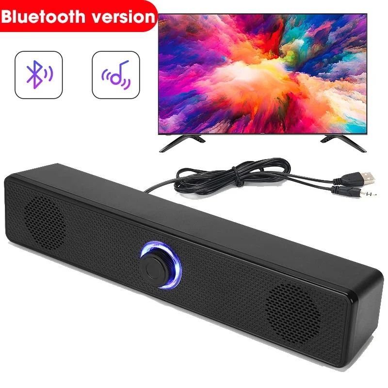 4D Surround Soundbar With Stereo Bass And Wired Or Bluetooth Options 8