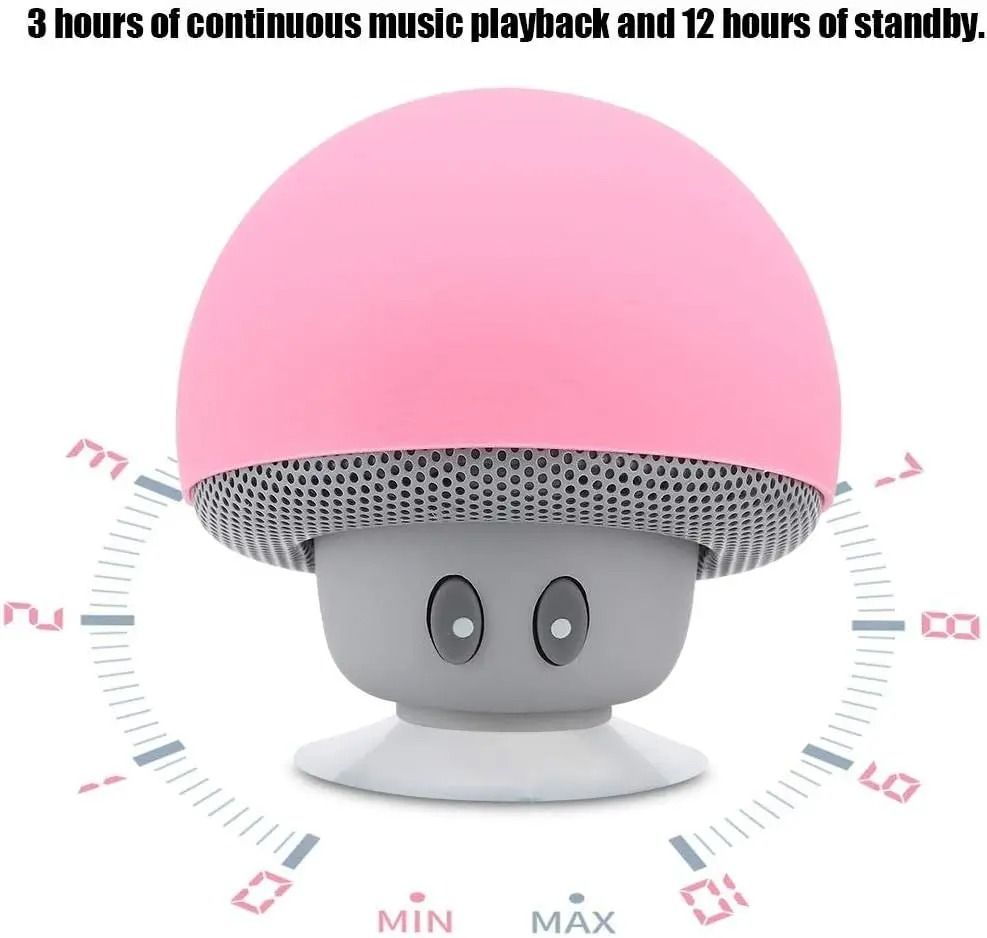 Mini Wireless Bluetooth Speaker With Suction Cup Subwoofer And HandsFree Calling 1